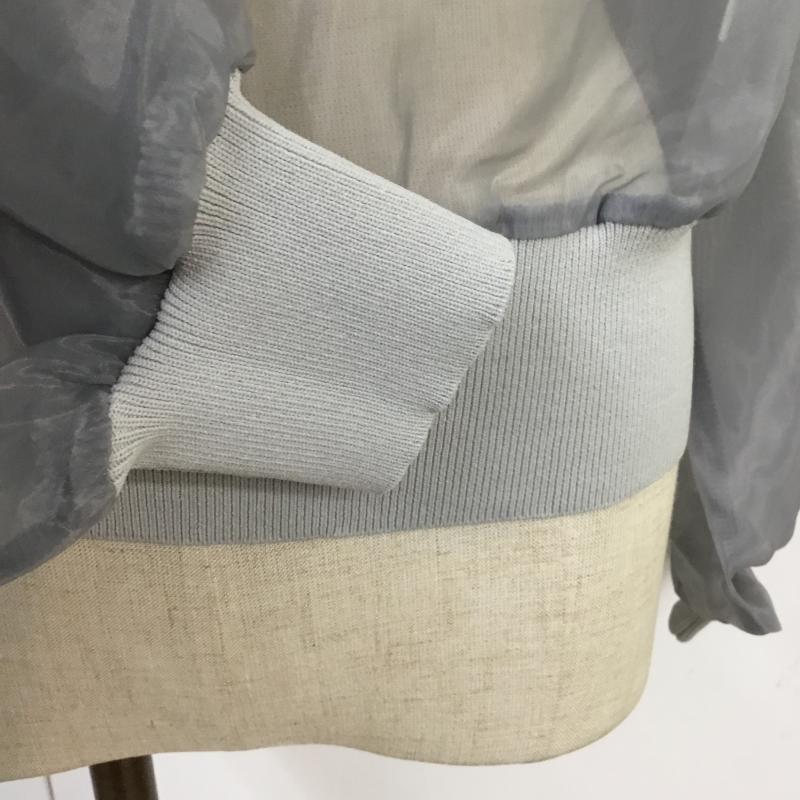 アズノゥアズピンキー AS KNOW AS PINKY カットソー 長袖 無地 灰 / グレー / レディース USED 古着 中古 10065143