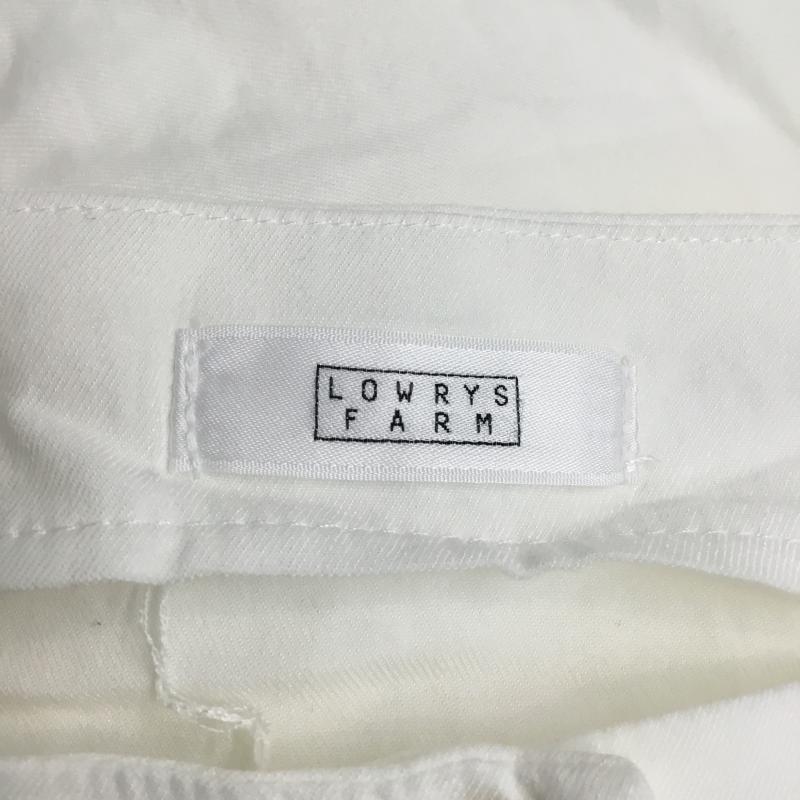 ローリーズファーム LOWRYS FARM シャツ、ブラウス 長袖 FREE 無地 白 / ホワイト / レディース USED 古着 中古 10065161