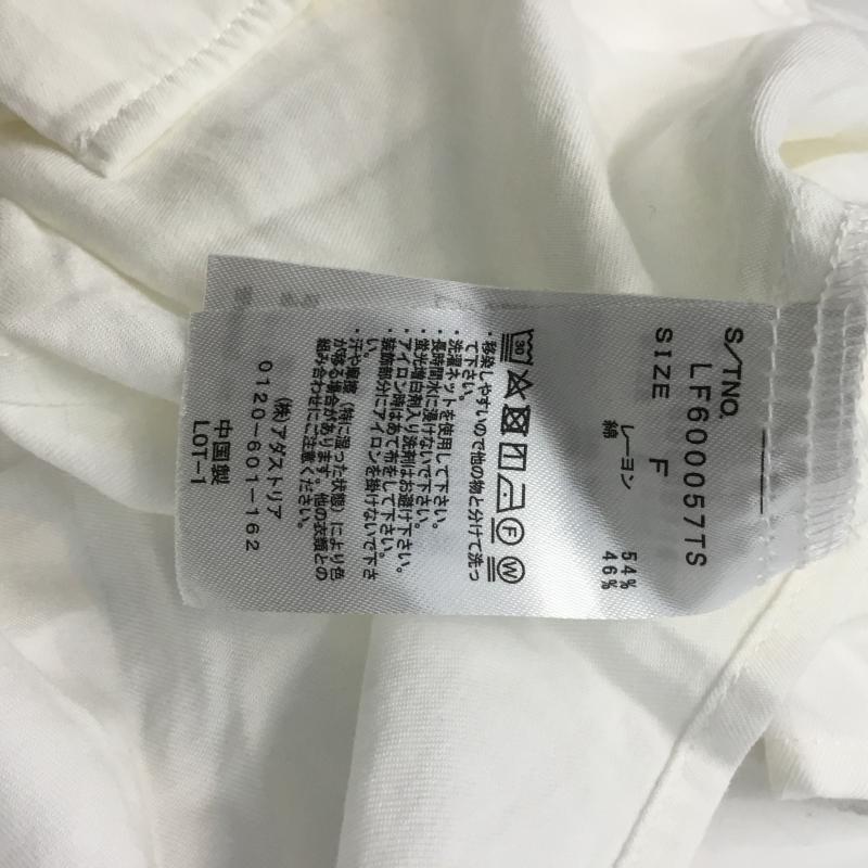 ローリーズファーム LOWRYS FARM シャツ、ブラウス 長袖 FREE 無地 白 / ホワイト / レディース USED 古着 中古 10065161