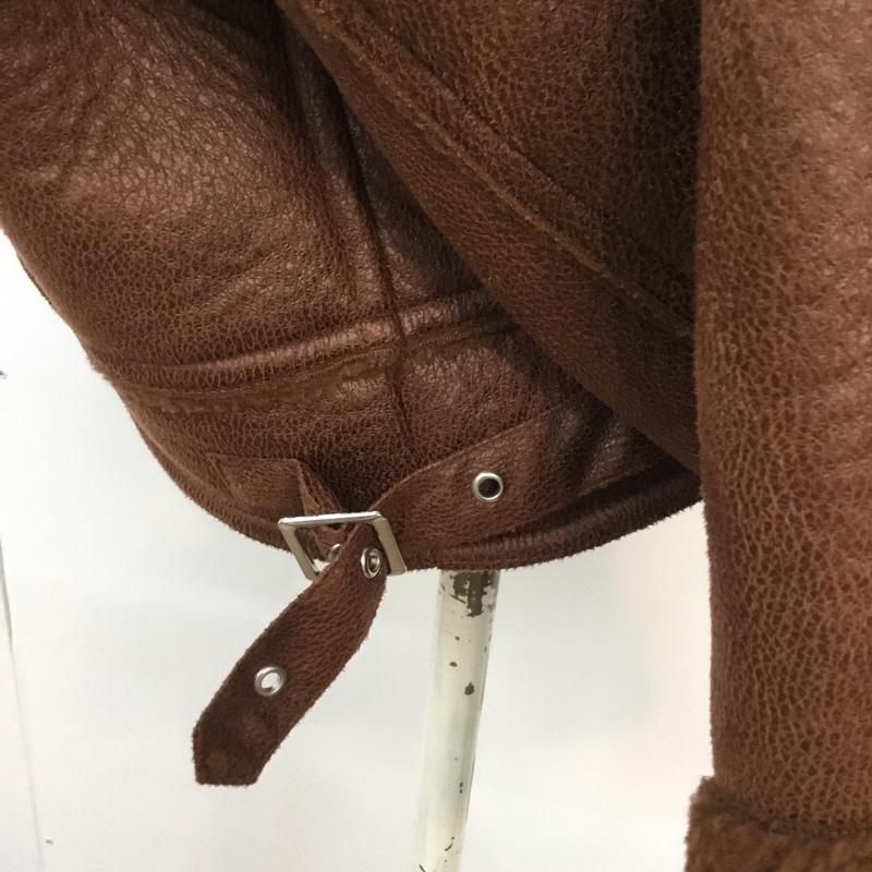ジーナシス JEANASIS ジャケット、上着 ジャンパー、ブルゾン JS071084SL 18AW ボアB-3 FREE 無地 茶 / ブラウン / レディース USED 古着 中古 10065180