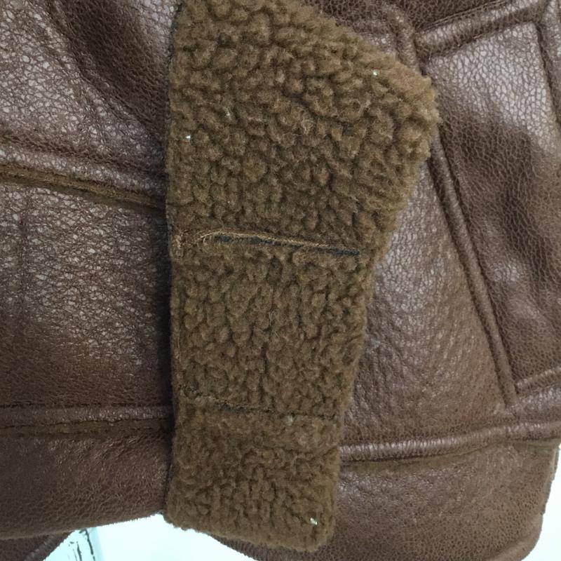 ジーナシス JEANASIS ジャケット、上着 ジャンパー、ブルゾン JS071084SL 18AW ボアB-3 FREE 無地 茶 / ブラウン / レディース USED 古着 中古 10065180