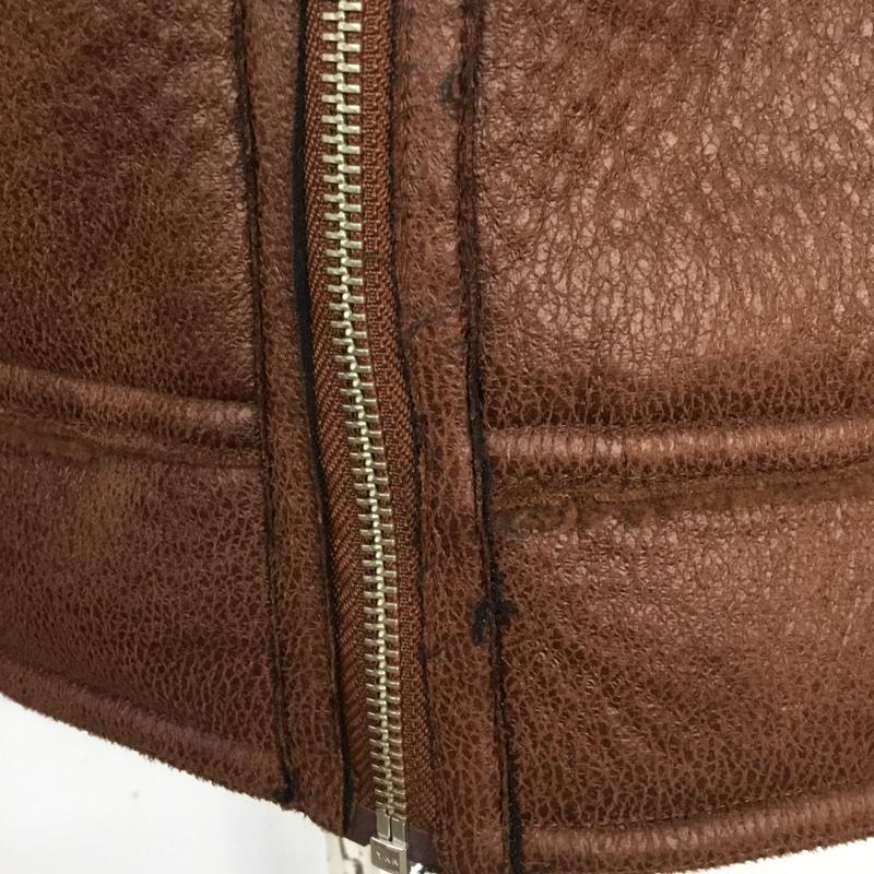 ジーナシス JEANASIS ジャケット、上着 ジャンパー、ブルゾン JS071084SL 18AW ボアB-3 FREE 無地 茶 / ブラウン / レディース USED 古着 中古 10065180