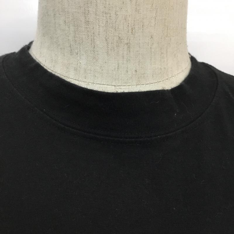 ディ ナック D.GNAK Tシャツ 半袖 46 無地 黒 / ブラック / メンズ USED 古着 中古 10065203