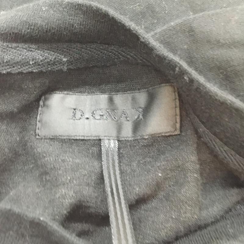 ディ ナック D.GNAK Tシャツ 半袖 46 無地 黒 / ブラック / メンズ USED 古着 中古 10065203