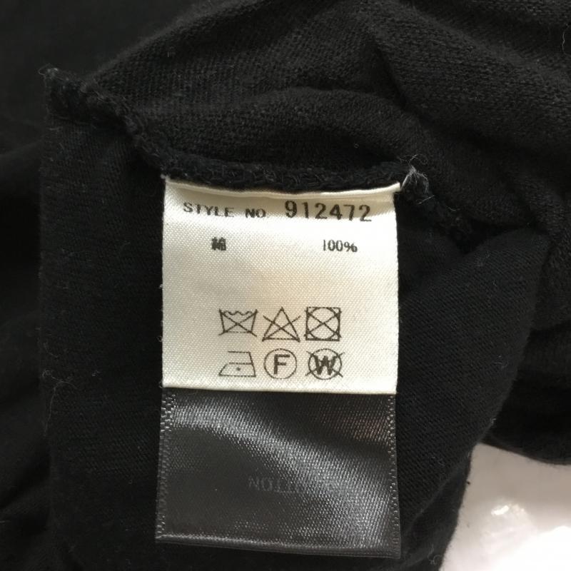 ディ ナック D.GNAK Tシャツ 半袖 46 無地 黒 / ブラック / メンズ USED 古着 中古 10065203