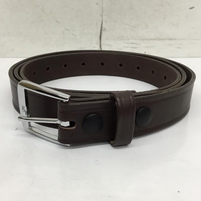 レザー レザー ベルト・バックル ベルト BOSTON LEATHER 茶 / ブラウン / メンズ USED 古着 中古 10065210