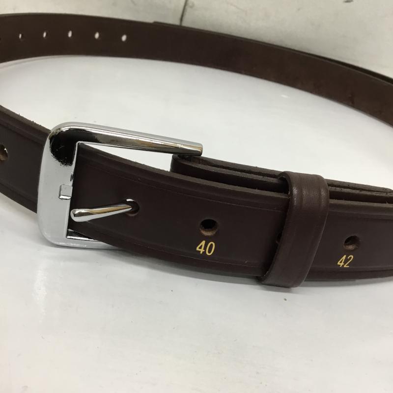 レザー レザー ベルト・バックル ベルト BOSTON LEATHER 茶 / ブラウン / メンズ USED 古着 中古 10065210