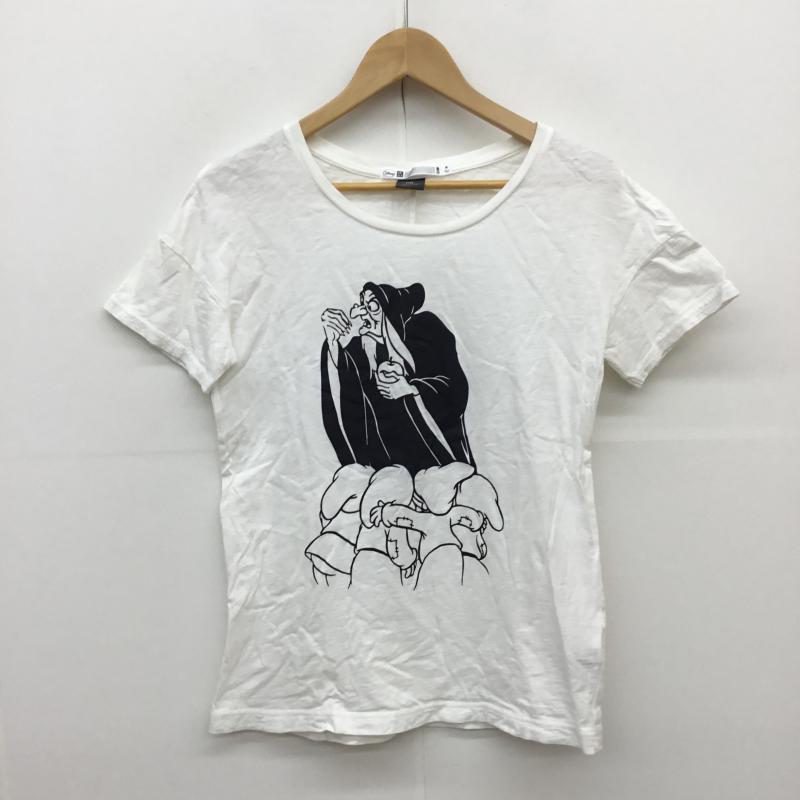 ユニクロ UNIQLO Tシャツ 半袖 UNDERCOVER Disney 白雪姫 魔女 M プリント 白 / ホワイト / レディース USED 古着 中古 10065228