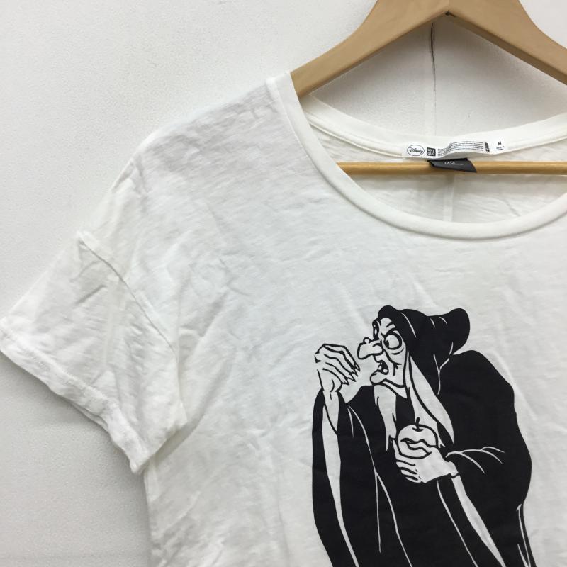 ユニクロ UNIQLO Tシャツ 半袖 UNDERCOVER Disney 白雪姫 魔女 M プリント 白 / ホワイト / レディース USED 古着 中古 10065228
