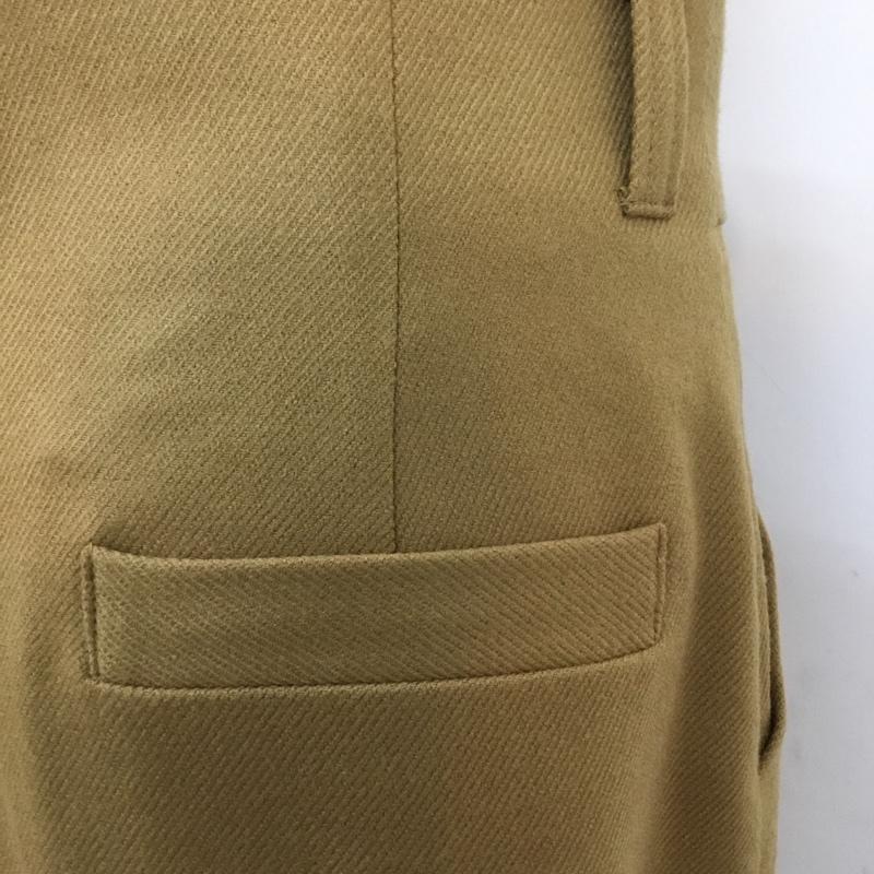 ランバン LANVIN パンツ スラックス タグ付 38 無地 茶 / ブラウン / レディース USED 古着 中古 10065230
