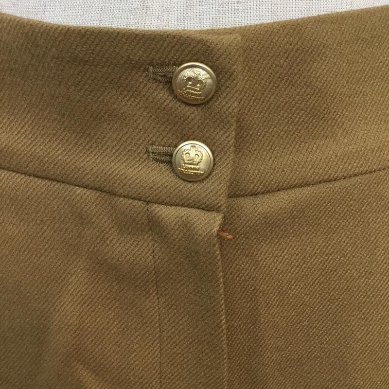 ランバン LANVIN パンツ スラックス タグ付 38 無地 茶 / ブラウン / レディース USED 古着 中古 10065230