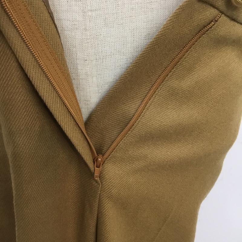 ランバン LANVIN パンツ スラックス タグ付 38 無地 茶 / ブラウン / レディース USED 古着 中古 10065230