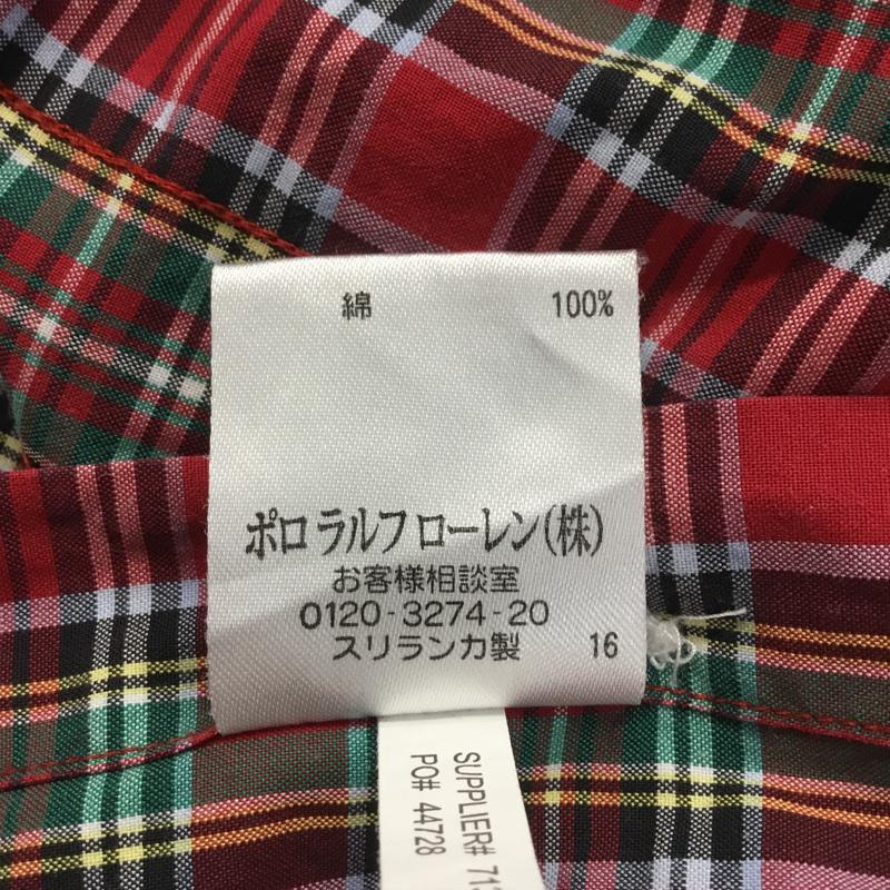 ラルフローレン RALPHLAUREN シャツ、ブラウス 長袖 ボタンダウンシャツ S チェック マルチカラー / マルチカラー / メンズ USED 古着 中古 10065268