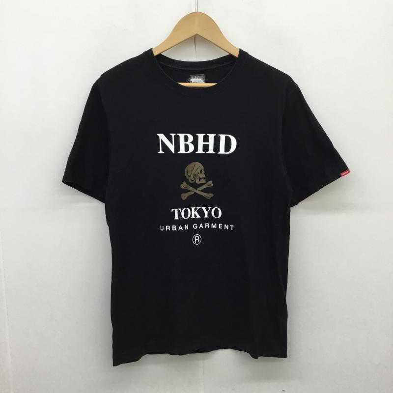 ネイバーフッド NEIGHBORHOOD Tシャツ 半袖 ロゴ、文字 黒 / ブラック / メンズ USED 古着 中古 10065337