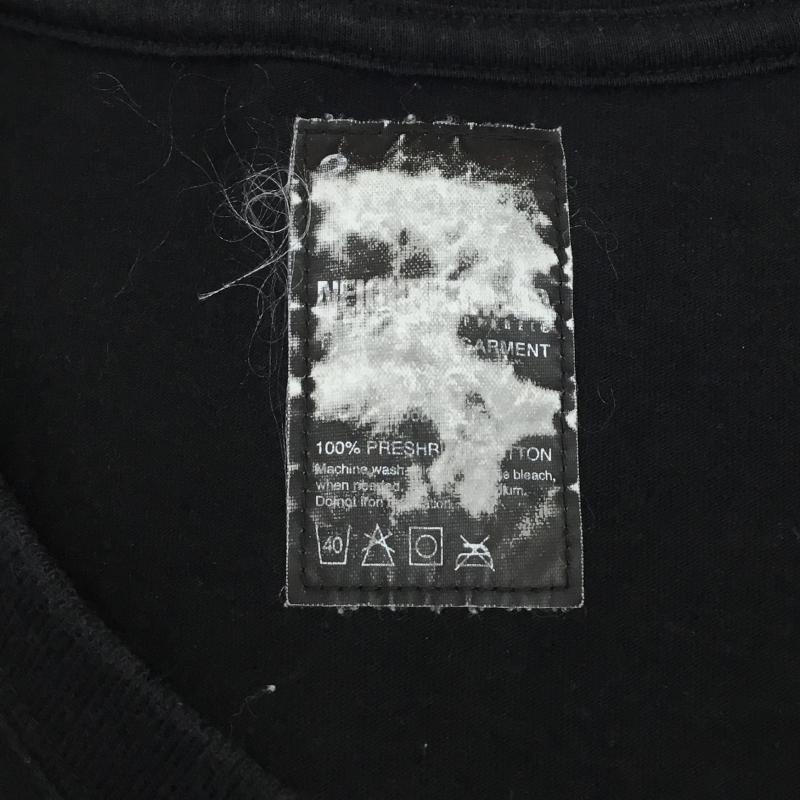 ネイバーフッド NEIGHBORHOOD Tシャツ 半袖 ロゴ、文字 黒 / ブラック / メンズ USED 古着 中古 10065337