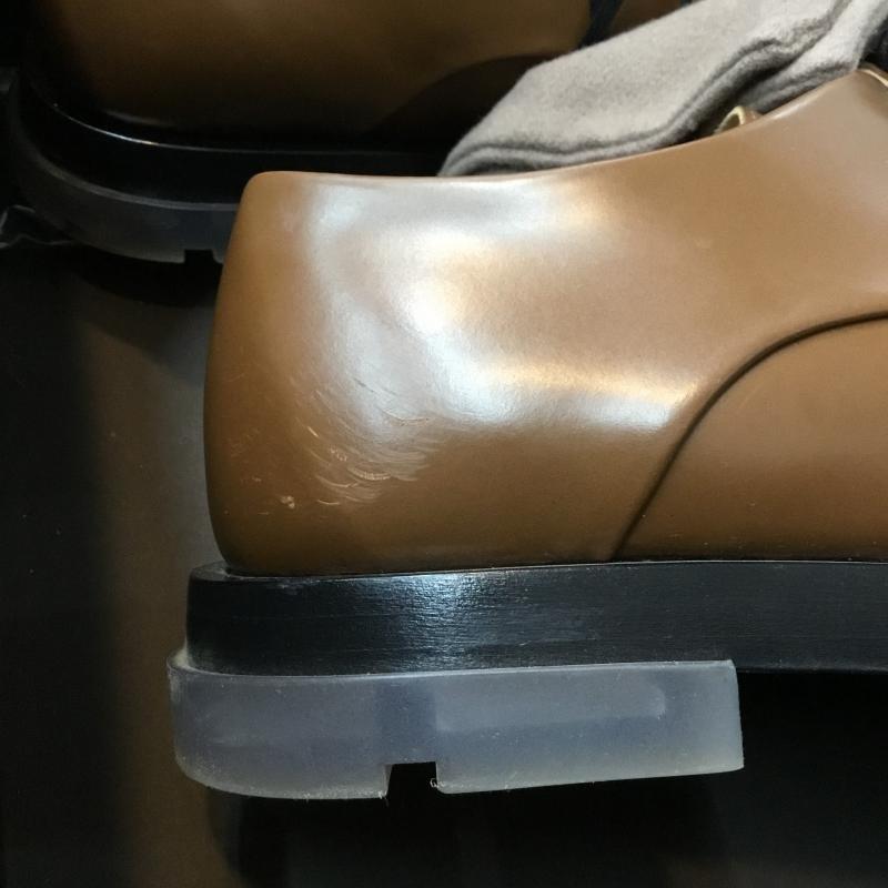 ボッテガヴェネタ BOTTEGA VENETA 革靴 革靴 レザーシューズ ドレスシューズ 無地 茶 / ブラウン / メンズ USED 古着 中古 10065341