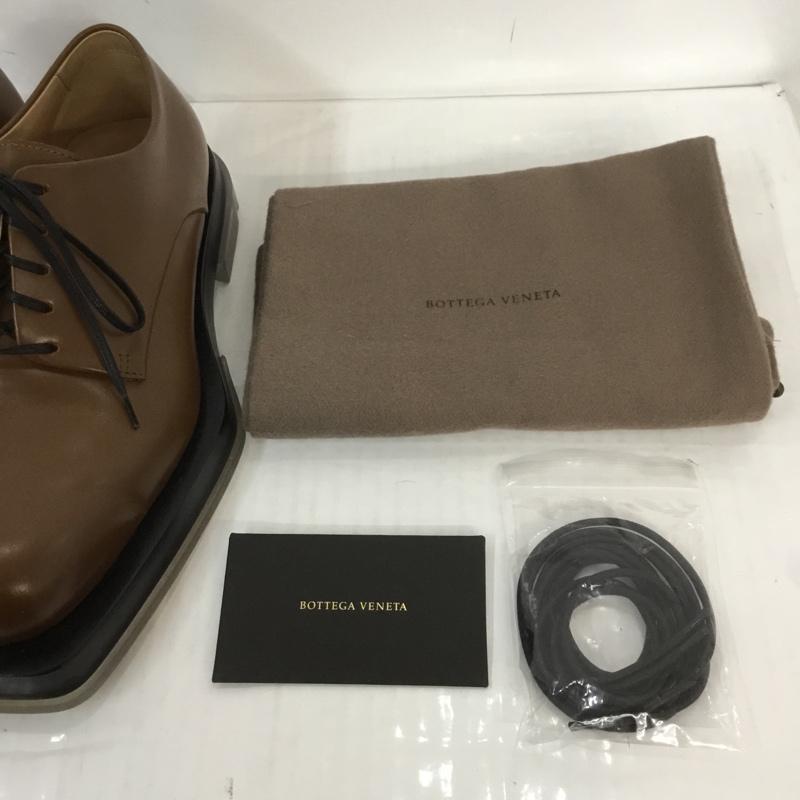 ボッテガヴェネタ BOTTEGA VENETA 革靴 革靴 レザーシューズ ドレスシューズ 無地 茶 / ブラウン / メンズ USED 古着 中古 10065341