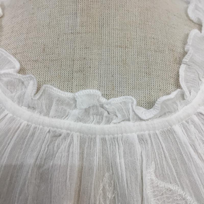 ザラ ZARA カットソー 長袖 M 無地 白 / ホワイト / レディース USED 古着 中古 10065383