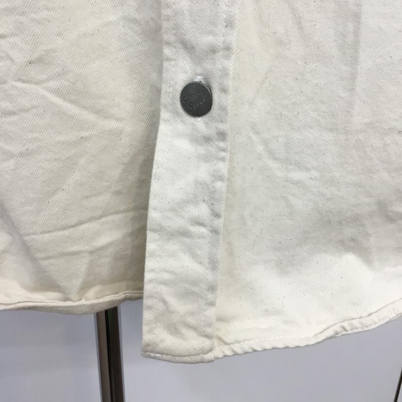 スタジオセブン STUDIO SEVEN シャツ、ブラウス 半袖 XL 無地 オフホワイト / オフホワイト / メンズ USED 古着 中古 10065540