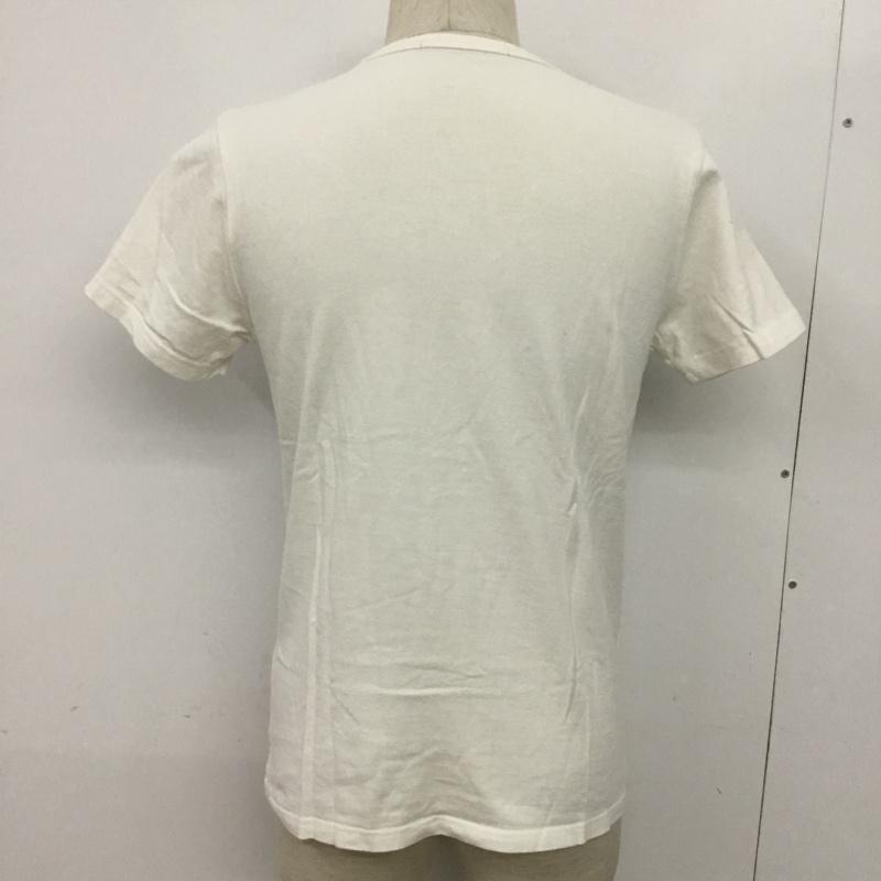 エーケーエム AKM Tシャツ 半袖 Vネック M 無地 白 / ホワイト / メンズ USED 古着 中古 10065558