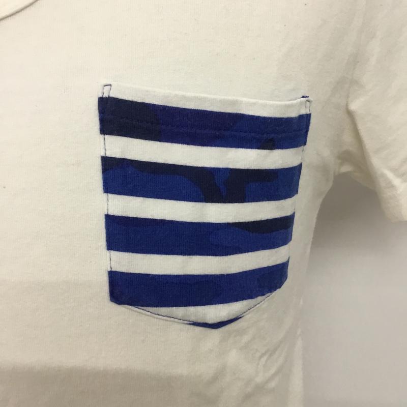 エーケーエム AKM Tシャツ 半袖 Vネック M 無地 白 / ホワイト / メンズ USED 古着 中古 10065558