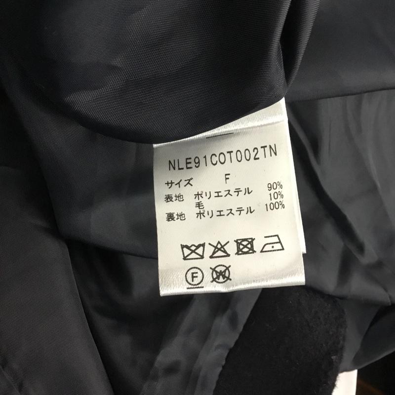 ナノユニバース nano・universe コート コート一般 NLE91COT002TN 2WAY FREE 無地 紺 / ネイビー / レディース USED 古着 中古 10065561