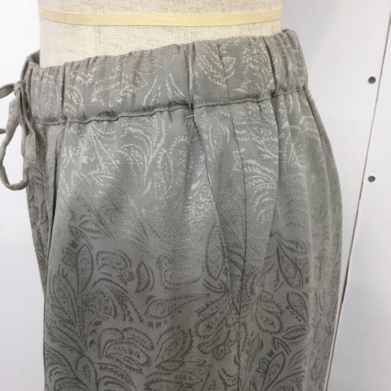 レプシィム LEPSIM パンツ スラックス FREE 総柄 灰 / グレー / レディース USED 古着 中古 10065573