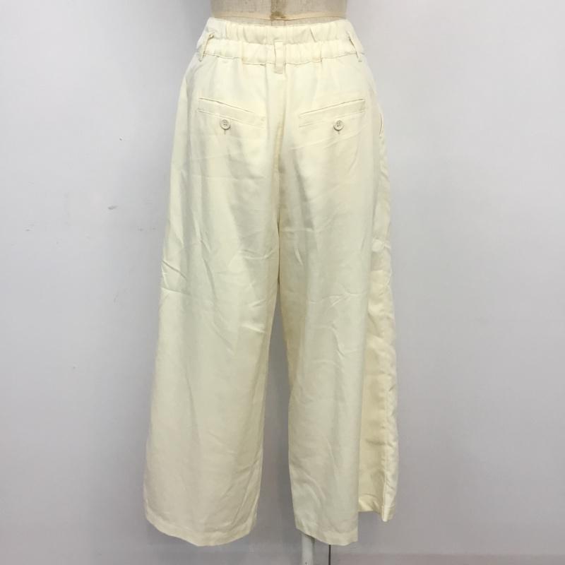 アリシアページボーイ alicia PAGEBOY パンツ スラックス FREE 無地 オフホワイト / オフホワイト / レディース USED 古着 中古 10065576