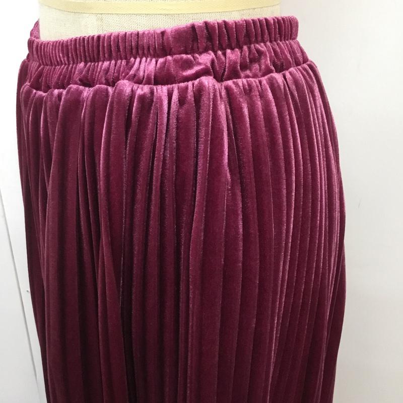 ダブルクローゼット w closet ボトムス ボトムス FREE 無地 紫 / パープル / レディース USED 古着 中古 10065580