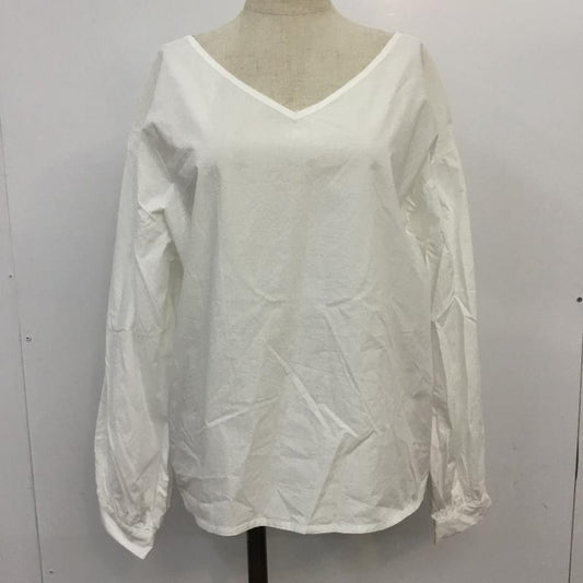 ビーミング バイ ビームス B:MING by BEAMS カットソー 長袖 M 無地 白 / ホワイト /  レディース USED 古着 中古 10065582