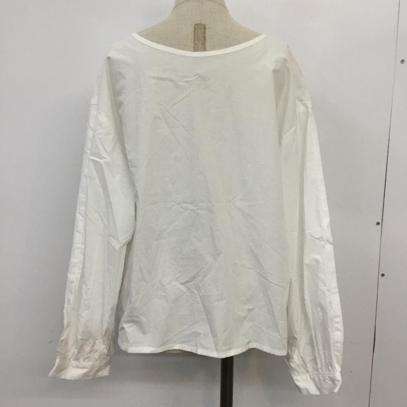 ビーミング バイ ビームス B:MING by BEAMS カットソー 長袖 M 無地 白 / ホワイト / レディース USED 古着 中古 10065582