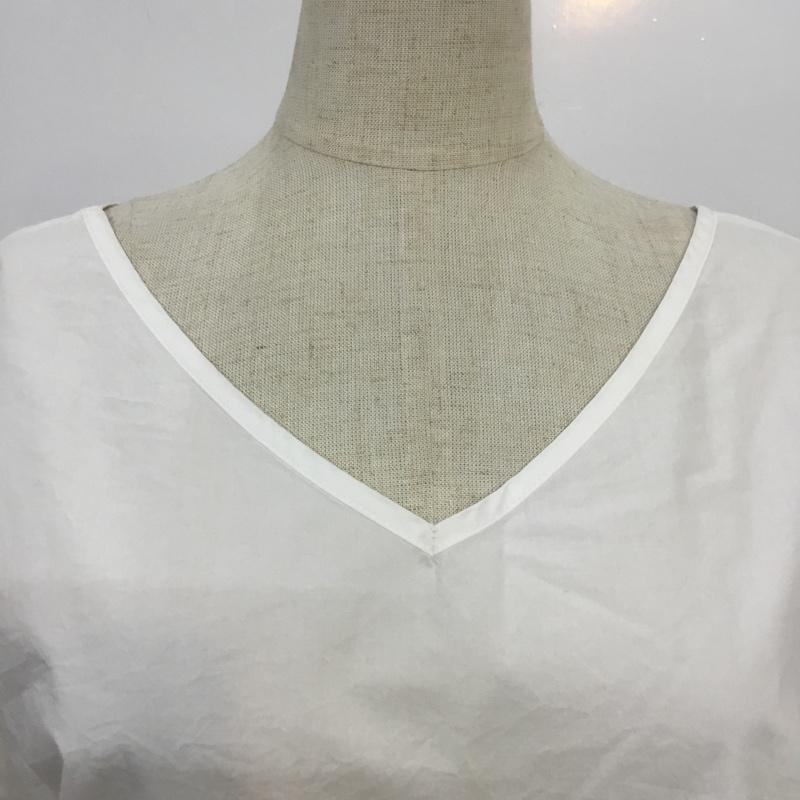 ビーミング バイ ビームス B:MING by BEAMS カットソー 長袖 M 無地 白 / ホワイト / レディース USED 古着 中古 10065582
