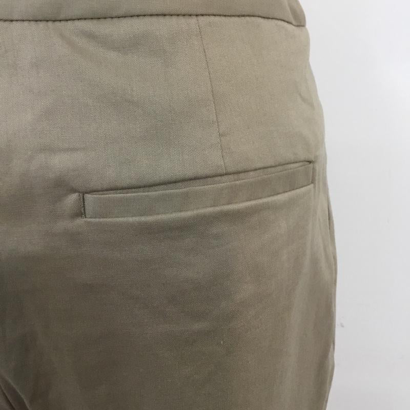 ユナイテッドアローズグリーンレーベルリラクシング UNITEDARROWSGREENLABELRELAXING パンツ スラックス 3519-162-0607 RF P/LI TWL D RAPパンツ 36 無地 ベージュ / ベージュ / レディース USED 古着 中古 10065596
