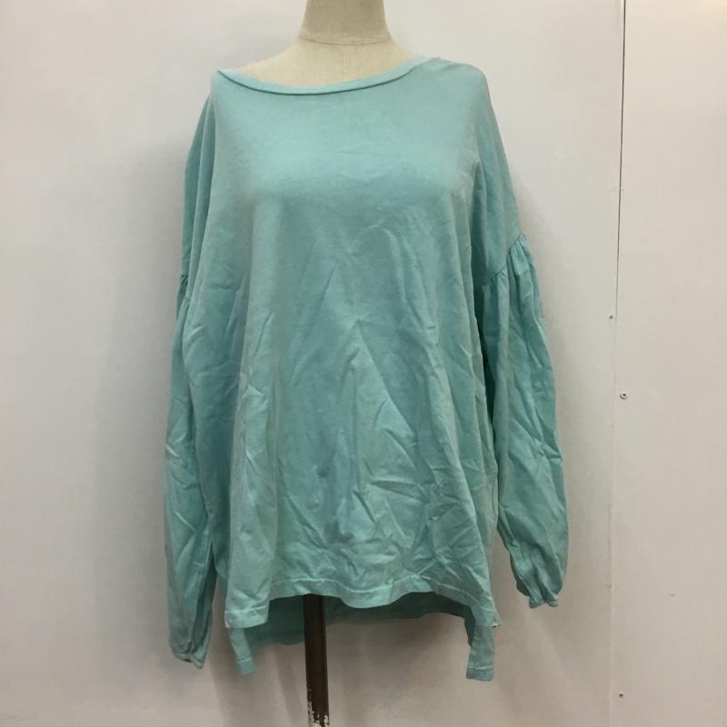 アールシーダブリュービー RCWB Tシャツ 長袖 420BSH80-0320 ピグメント ボリューム ロングスリーブ タグ付き FREE 無地 水色 / ライトブルー / レディース USED 古着 中古 10065597