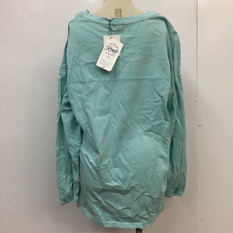 アールシーダブリュービー RCWB Tシャツ 長袖 420BSH80-0320 ピグメント ボリューム ロングスリーブ タグ付き FREE 無地 水色 / ライトブルー / レディース USED 古着 中古 10065597
