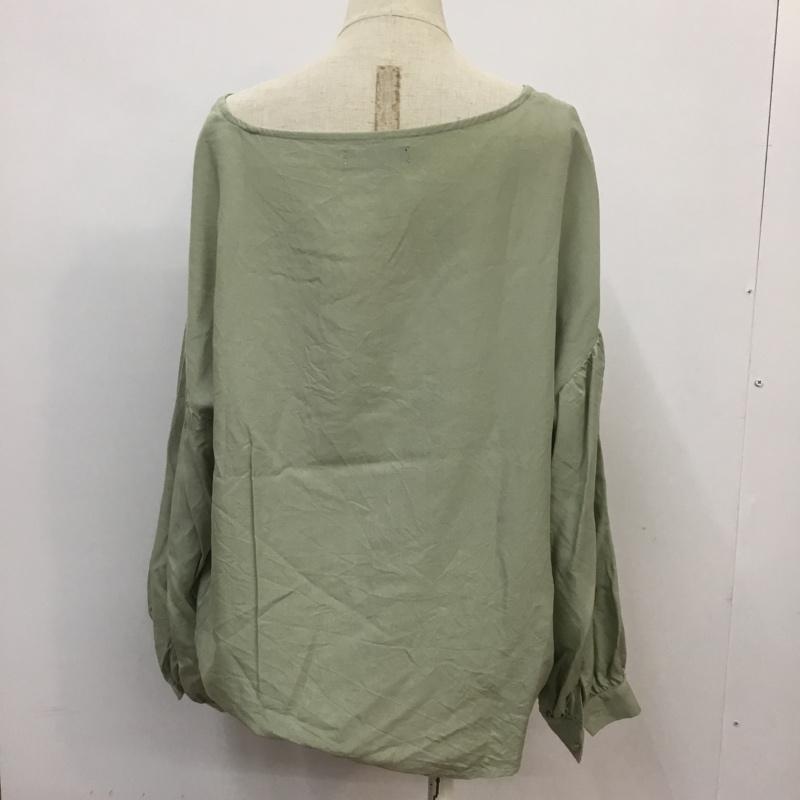 アーバンリサーチ URBAN RESEARCH シャツ、ブラウス 長袖 WH96-23M015 テンセルブラウス FREE 無地 薄緑 / ライトグリーン / レディース USED 古着 中古 10065610