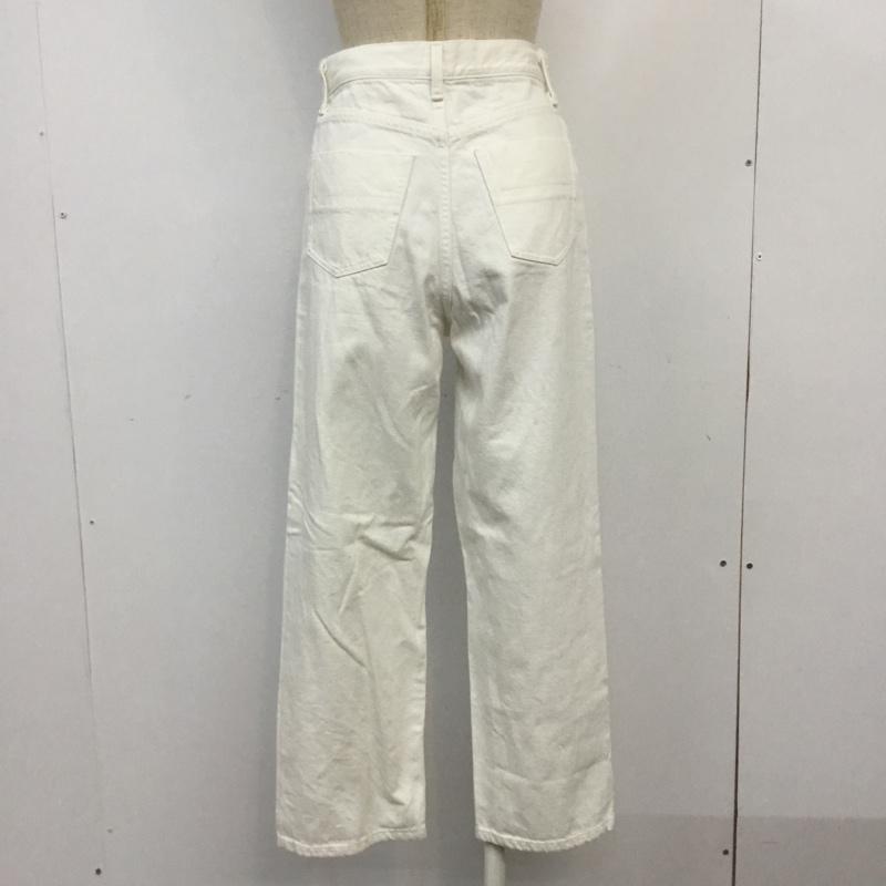 センスオブプレイスバイアーバンリサーチ SENSE OF PLACE by URBAN RESEARCH パンツ デニム、ジーンズ AA94-24A009 ホワイトデニム ワイド S 無地 オフホワイト / オフホワイト / レディース USED 古着 中古 10065620