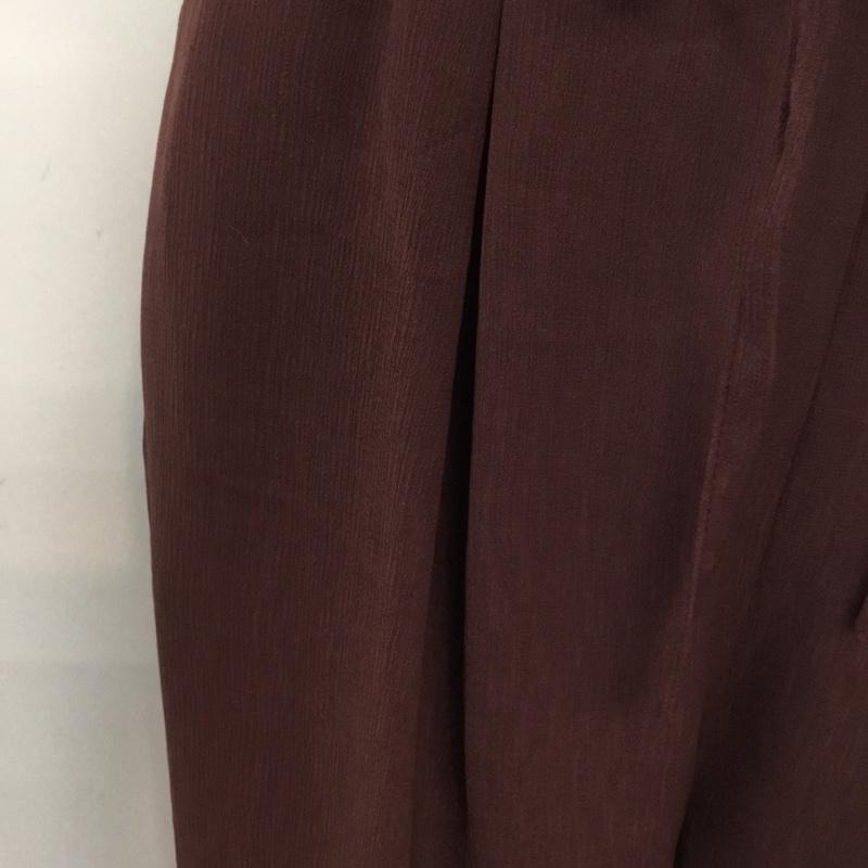 アズールバイマウジー AZUL BY MOUSSY パンツ スラックス 250DAH31-018H リラックスルーズパンツ ストレート S 無地 えんじ / ワインレッド / レディース USED 古着 中古 10065625