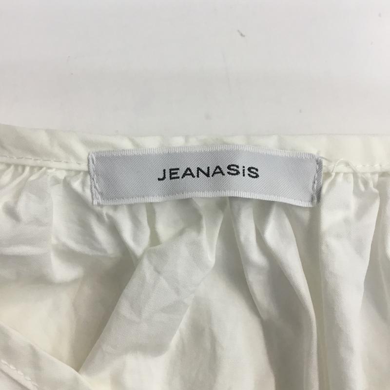 ジーナシス JEANASIS チュニック 長袖 JS070851N9 レースアップ FREE レース柄 オフホワイト / オフホワイト / レディース USED 古着 中古 10065633