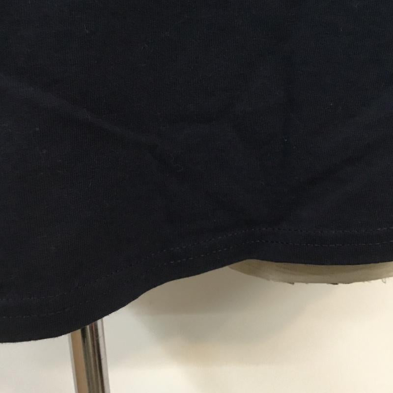 チャンピオン Champion Tシャツ 半袖 クルーネック XL ワンポイント 紺 / ネイビー / メンズ USED 古着 中古 10065636