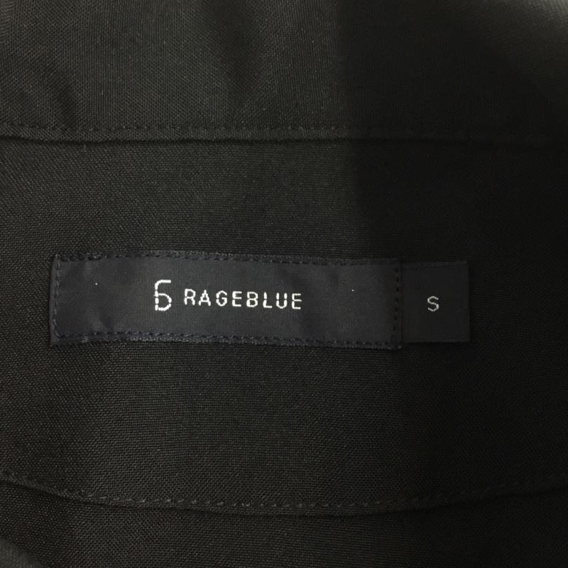 レイジブルー RAGEBLUE シャツ、ブラウス 半袖 RB020408SB シャツジャケット S 無地 黒 / ブラック / メンズ USED 古着 中古 10065644