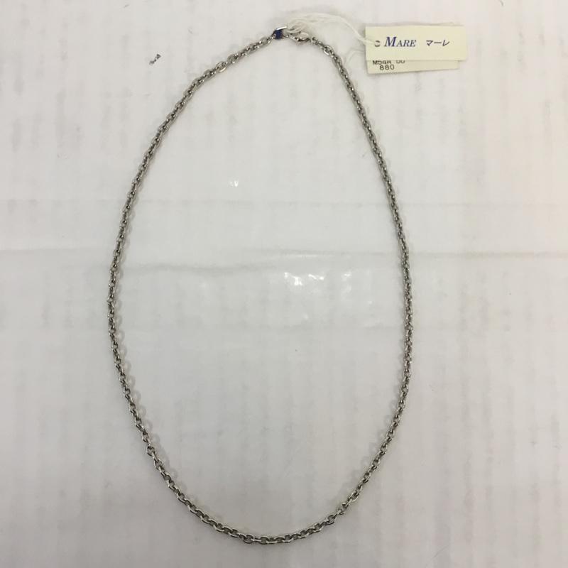 マーレ MARE アクセサリー ネックレス、ペンダント 54A タグ付き チェース 無地 銀 / シルバー / レディース USED 古着 中古 10065711