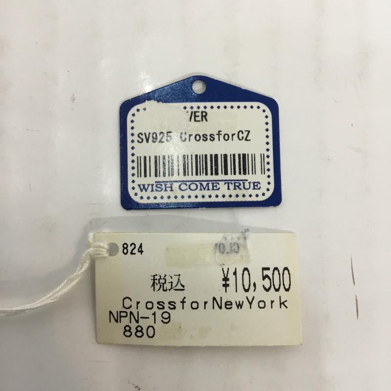 クロスフォーニューヨーク CROSSFORNEWYORK アクセサリー ネックレス、ペンダント CLOVER SV925 NPN-19 タグ付き 銀 / シルバー / レディース USED 古着 中古 10065734
