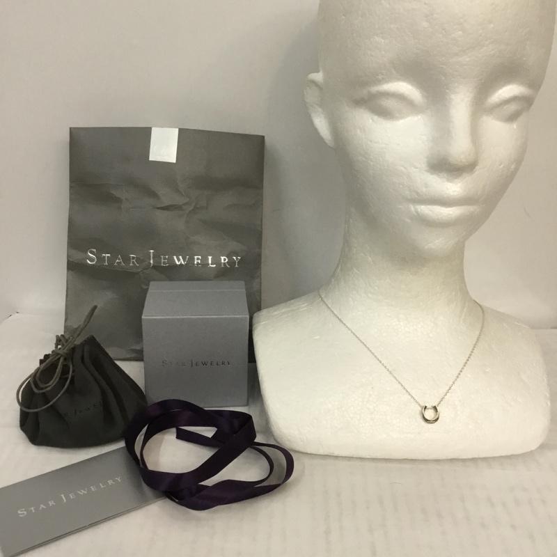 スタージュエリー STAR JEWELRY アクセサリー ネックレス、ペンダント 25N1583 DIAMOND HORSESHOE ホースシュー SV925 箱有 銀 / シルバー / レディース USED 古着 中古 10065760