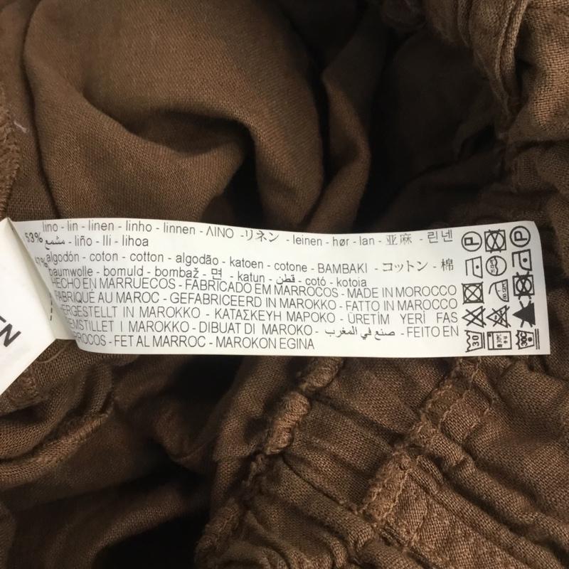 ザラ ZARA ジャンパースカート ジャンパースカート L 無地 茶 / ブラウン / レディース USED 古着 中古 10065783
