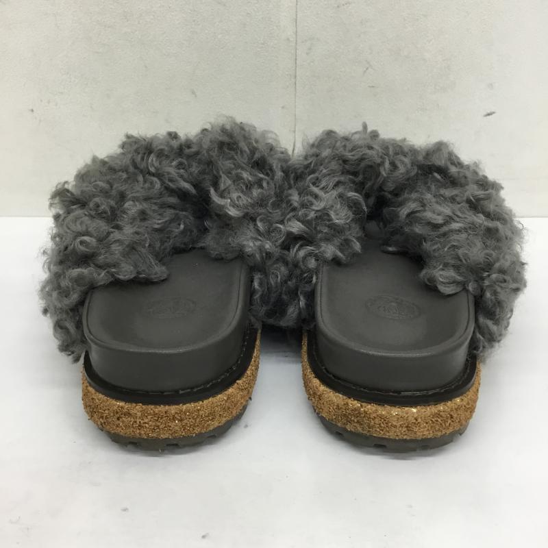ロデオクラウンズ Rodeo Crowns サンダル サンダル ボアクロスサンダル M 灰 / グレー / レディース USED 古着 中古 10065815