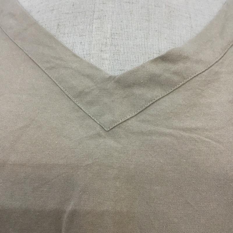 マウジー MOUSSY カットソー 半袖 0109AA30-6640 FREE 無地 ベージュ / ベージュ / レディース USED 古着 中古 10065835