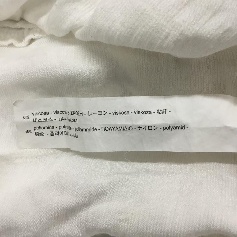 ザラベーシック ZARA BASIC カットソー 長袖 L 無地 白 / ホワイト / レディース USED 古着 中古 10065848