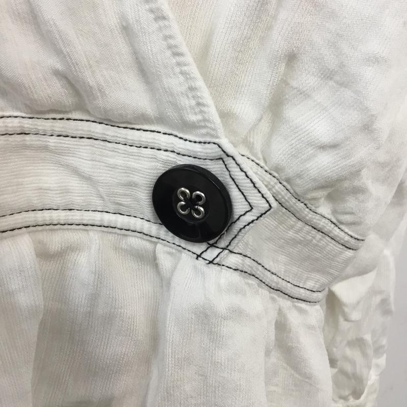 ザラベーシック ZARA BASIC カットソー 長袖 L 無地 白 / ホワイト / レディース USED 古着 中古 10065848