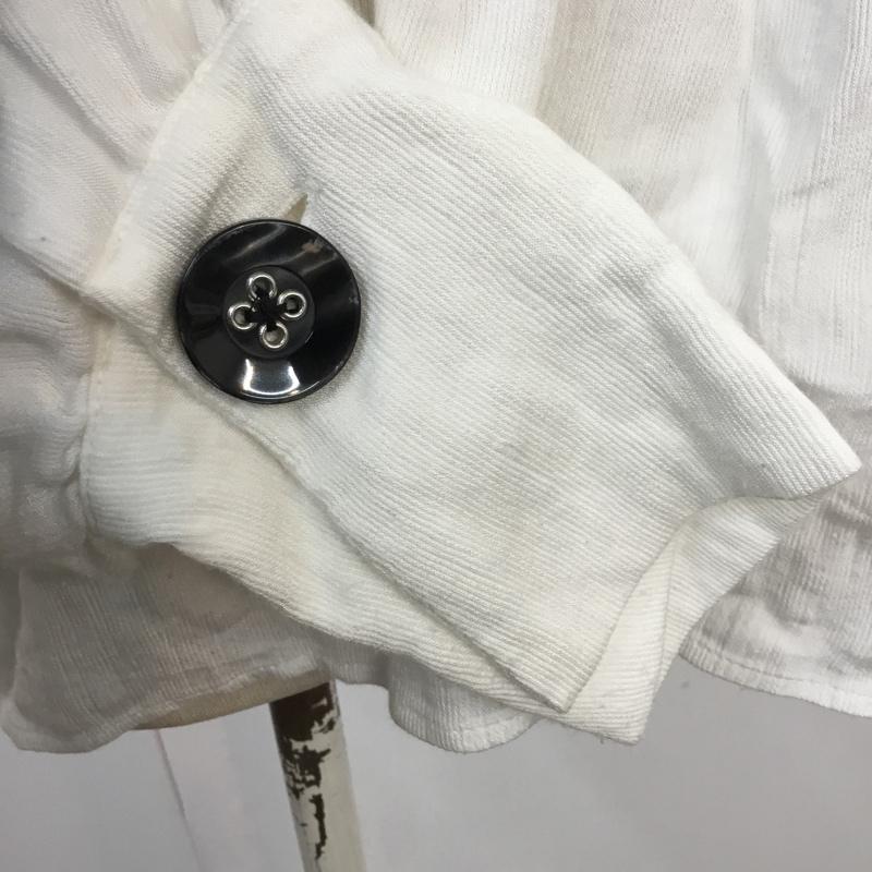 ザラベーシック ZARA BASIC カットソー 長袖 L 無地 白 / ホワイト / レディース USED 古着 中古 10065848